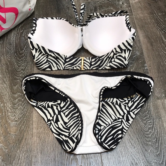 Victoria Secret Palm Print Bikini - Picture 4 of 6